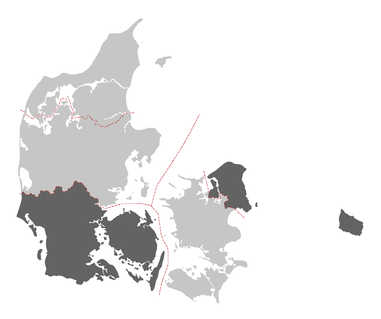 Region Syddanmark, Region Hovedstaden